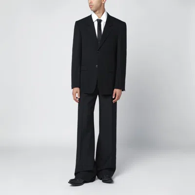 Balenciaga Men Wool Single-breasted Blazer Jacket In Multi