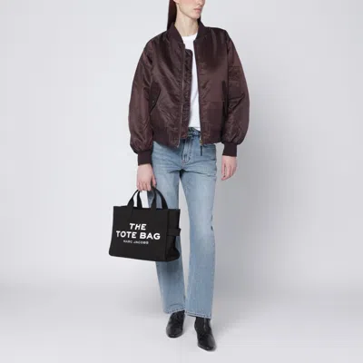 Marc Jacobs Black Canvas Medium Tote Bag In Black