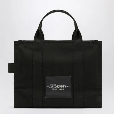 Marc Jacobs Black Canvas Medium Tote Bag In Black
