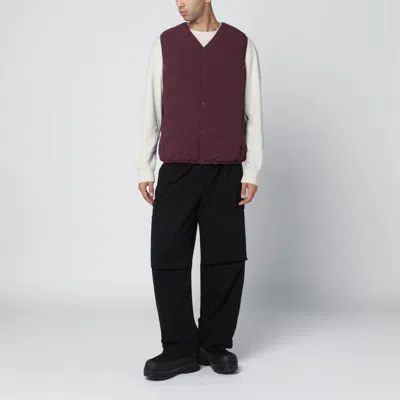 Purple Mountain Observatory Wine-colored Nylon Vest In Brown