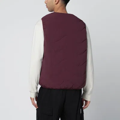 Purple Mountain Observatory Wine-colored Nylon Vest In Brown