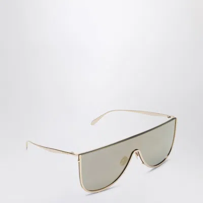 Alaïa Alaia Metal Mask-style Sunglasses Women In Metallic