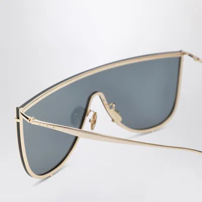 Alaïa Alaia Metal Mask-style Sunglasses Women In Metallic