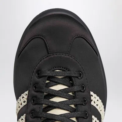 Adidas Originals X Wales Bonner Karintha Lo Satin Sneakers In Black