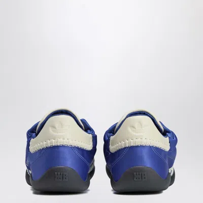 Adidas Originals Adidas By Wales Bonner Sneaker Wb Karintha Lo Satin Cream White/blue In Blue
