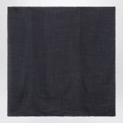 Destin Dark Burgundy Wool Polka-dot Bandana In Burgundy