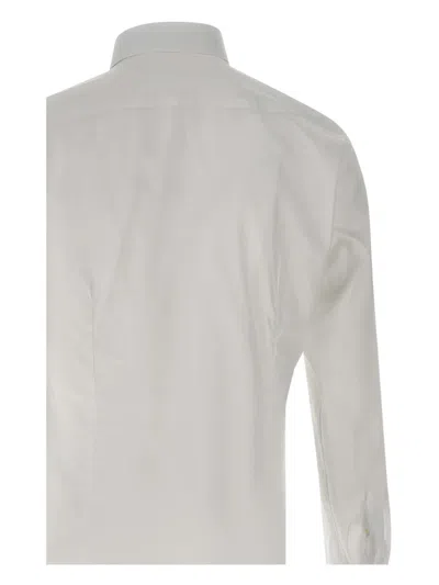 Marchesani Long-sleeved Buttoned Shirt In White