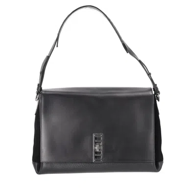 Proenza Schouler Elliot Shoulder Bag In Black Leather In Black