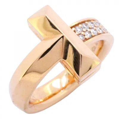 Pre-owned Tiffany & Co Pink Gold (18k) Band Ring () In Multi