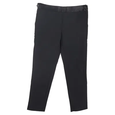 Victoria Beckham Straight-leg Trousers In Black Polyester In Black