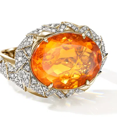 John Hardy Artisan Series Naga Cocktail Ring In Multi