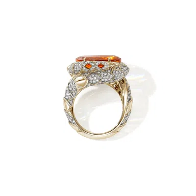 John Hardy Artisan Series Naga Cocktail Ring In Multi