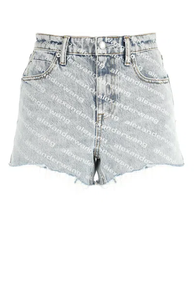 Alexander Wang Bite Shorts In Gray
