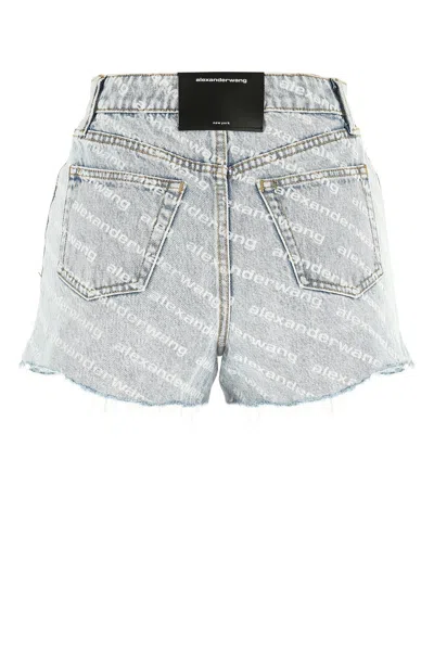 Alexander Wang Bite Shorts In Gray