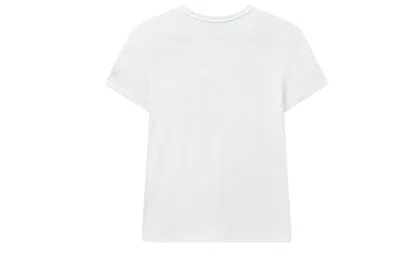 Fila (wmns)  Sports Casual Short Sleeve White T-shirt In Multi