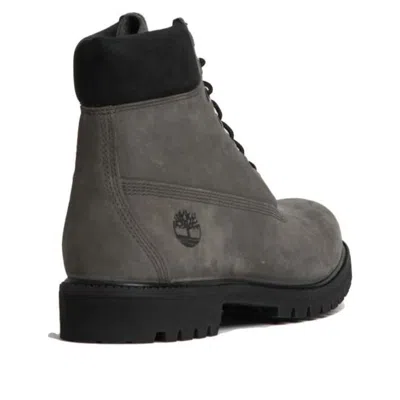 Timberland 6 Inch Premium Waterproof Boot '50th Anniversary Medium Grey Nubuck' In Gray
