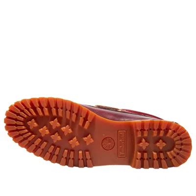 Timberland Authentic Brown Loafers With Embossed Logo On The Side In Leather Man