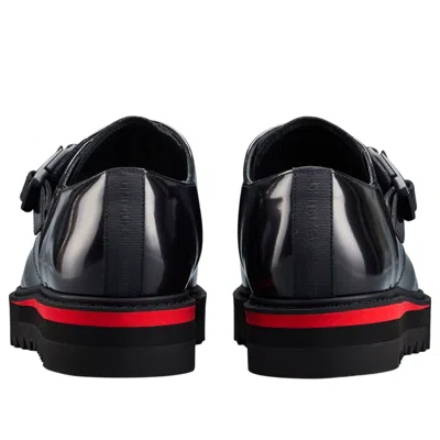 Onitsuka Tiger The Onitsuka Monk-s 'black Classic Red' In Animal Print