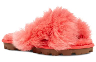 Ugg (wmns)  Fuzzalicious Slipper Coral Red In Red