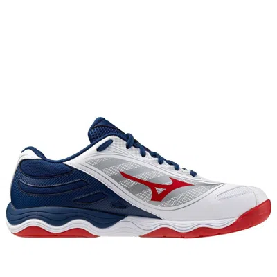 Mizuno Wave Medal 7 Wide 'white Navy' In Multi