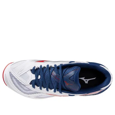 Mizuno Wave Medal 7 Wide 'white Navy' In Multi