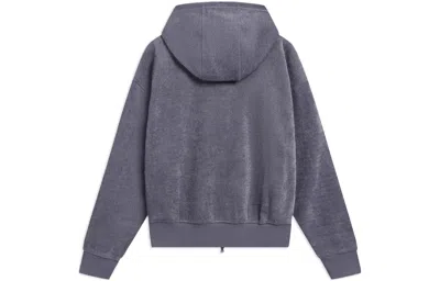 Li-ning (wmns)  Small Logo Woven Hooded Jacket 'purple' In Gray