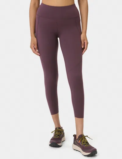 Sweaty Betty Women's Power 7/8 Picot Edge Legging In Purple