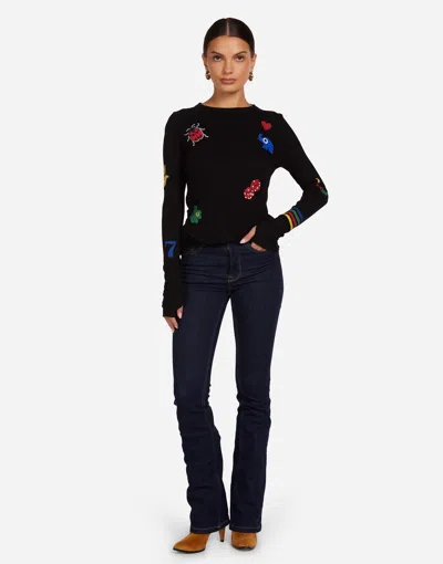 Lauren Moshi Mckinley Lucky Elements In Black