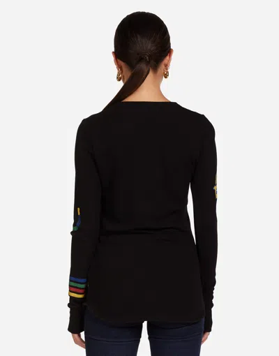 Lauren Moshi Mckinley Lucky Elements In Black