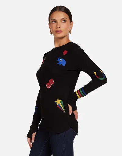 Lauren Moshi Mckinley Lucky Elements In Black