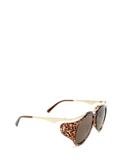 Saint Laurent Amelia Aviator-style Tortoiseshell Acetate And Gold-tone Sunglasses In Brown