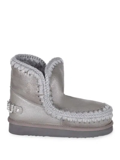Mou "eskimo18" Ankle Boots In Gray