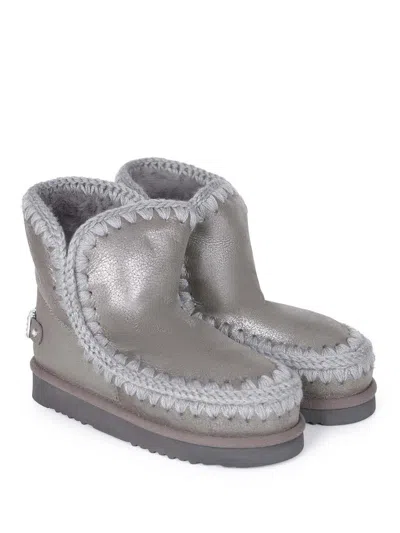 Mou "eskimo18" Ankle Boots In Gray