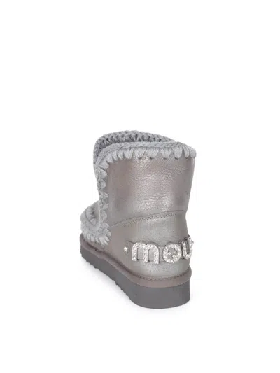 Mou "eskimo18" Ankle Boots In Gray