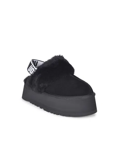 Ugg Sling-back Slipper Shoes In Black