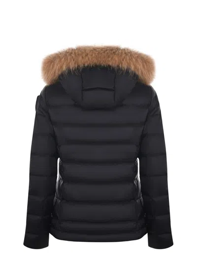 Blauer Usa Quilted Satin Nylon Down Jacket In Black