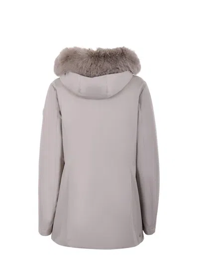 Colmar 3/4-length Down Jacket In Gray