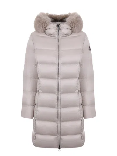 Colmar Quilted Semi-gloss Nylon Down Jacket In Gray