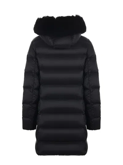 Colmar Quilted Semi-gloss Nylon Down Jacket In Animal Print