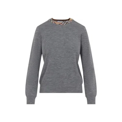 Burberry Sweater In Gray