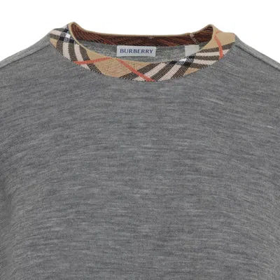 Burberry Sweater In Gray