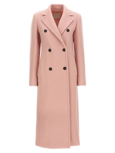 Sportmax Comune Coat In Pink