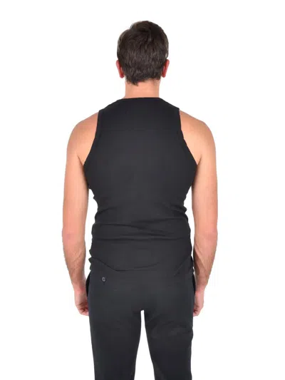James Perse La Muscle Tank Top In Black