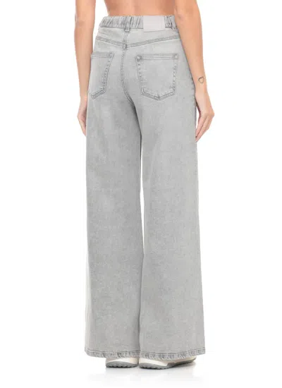 Panicale Paillettes-detail Jeans In Gray