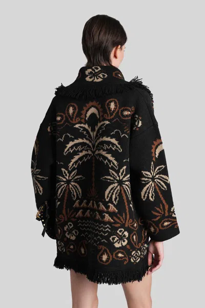 Alanui Cardigan In Multicolor Wool In Multi