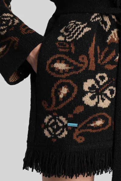 Alanui Cardigan In Multicolor Wool In Multi