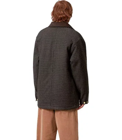 Carhartt Wip Lowis Chore Vitola Heather Jacket In Black