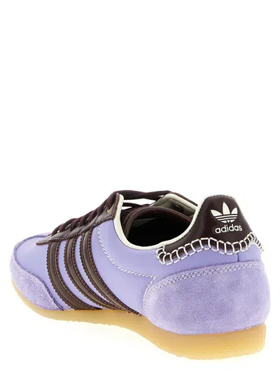 Adidas Originals X Wales Bonner Suede-leather Sneakers In Purple
