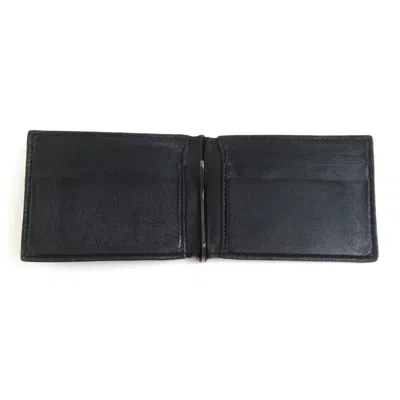 Pre-owned Balenciaga Black Leather Long Bill Wallet (bi-fold) ()