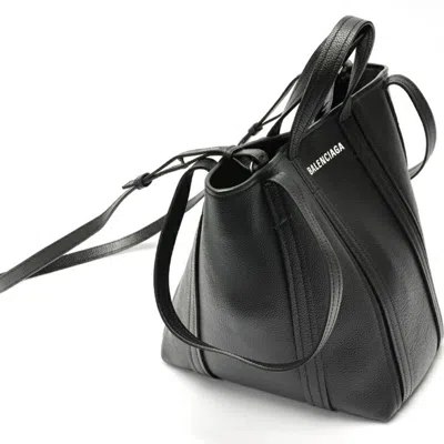 Pre-owned Balenciaga Black Leather Tote Bag ()